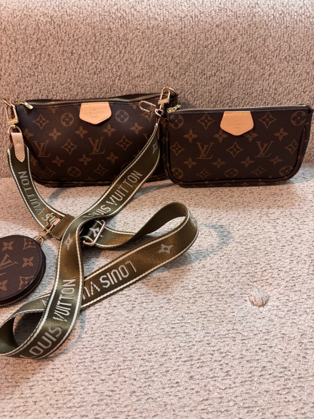 FASHION Elegant Monogram Multi-Pochette Shoulder Bag - Picture 7 of 17